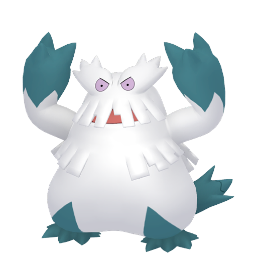 Abomasnow Pokemon Png Hd Isolated (white, lavender, silver, teal)