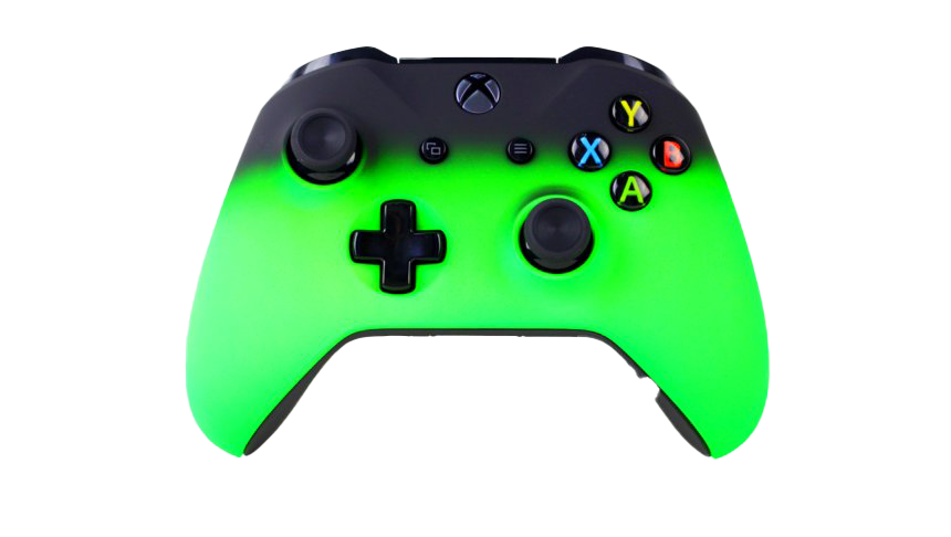 Xbox Remote Controller Png File (black, mint, white)