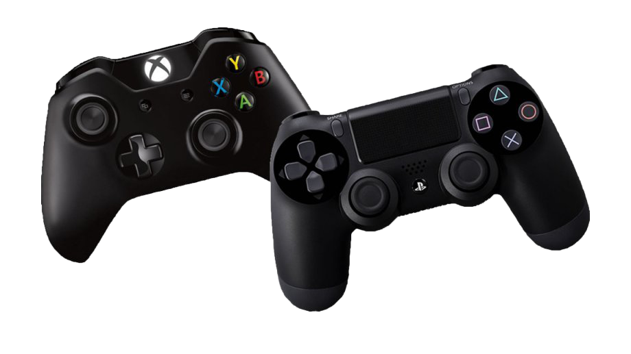 Xbox Remote Controller Png Picture (black, white)