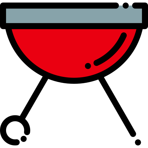 Bbq Barbecue Free Png Icon (maroon, black, red, silver, gray)