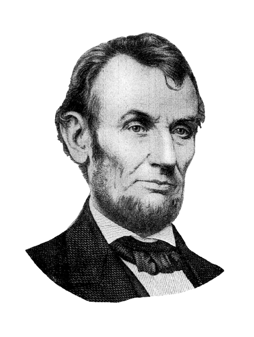 Abraham Lincoln Png Photo (black)