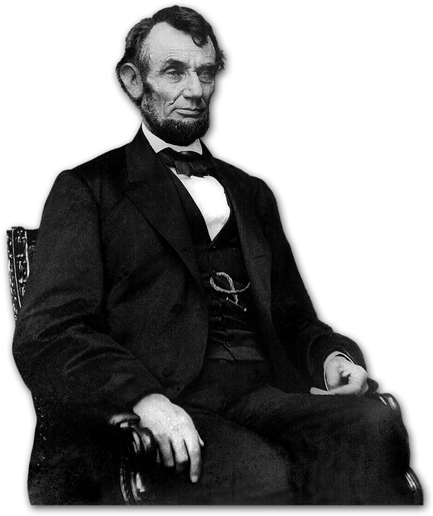 Abraham Lincoln Png Photos (black)