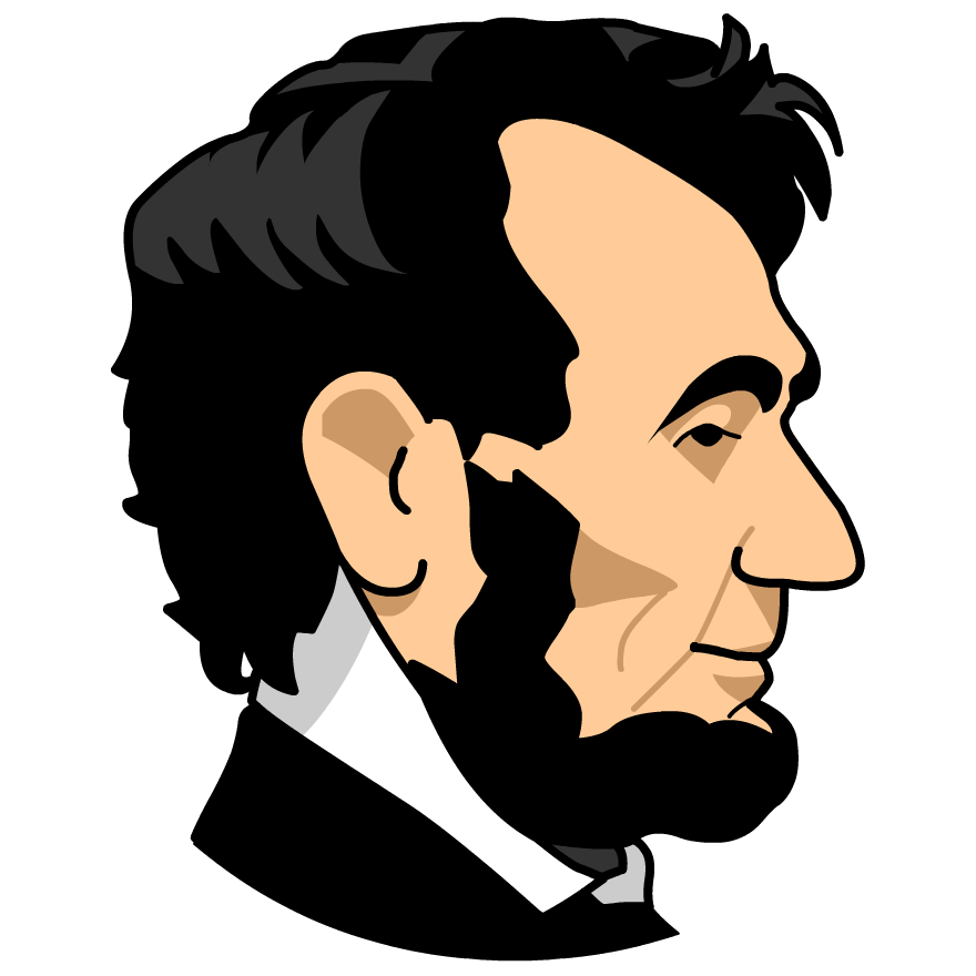 Abraham Lincoln Png Transparent (white, pink, black, gray)