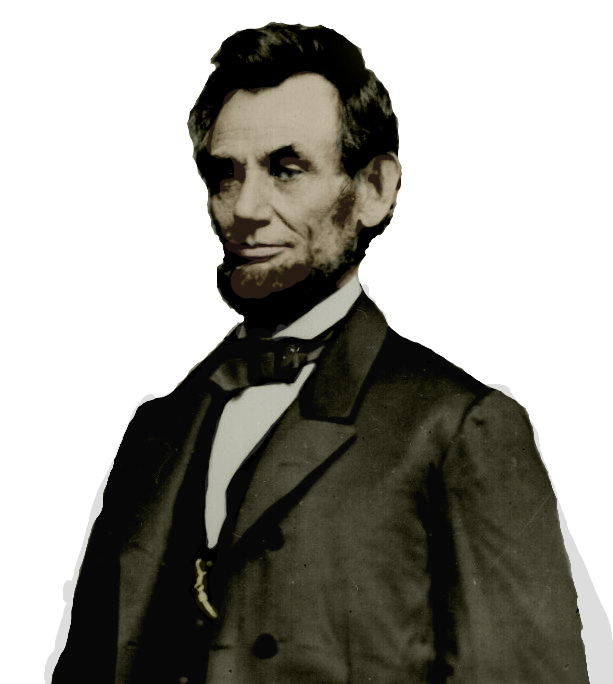 Abraham Lincoln Transparent Images Png (black)