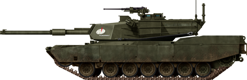 Abrams Tank Png File (olive, black, gray, white)