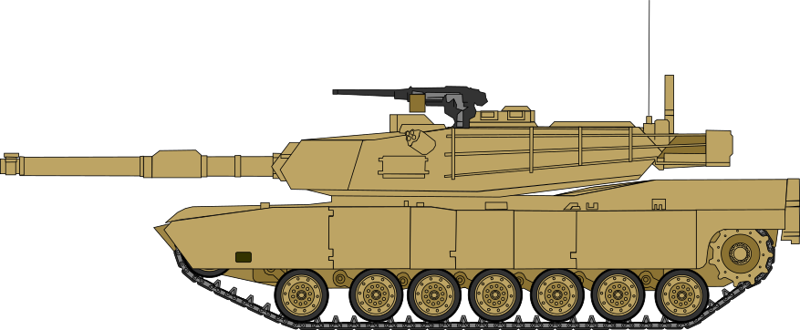 Abrams Tank Png Photo (black, salmon, gray)