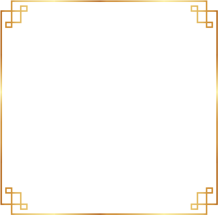 Abstract Gold Frame Png File (black, olive)