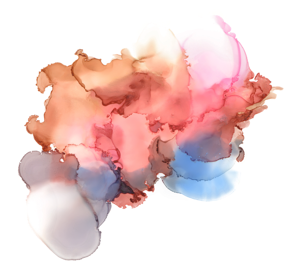 Abstract Paint Png Picture (white, black, pink, lavender, salmon)