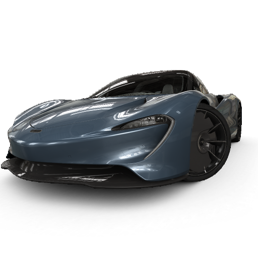 Mclaren 600Lt Spider Png File (gray, black)