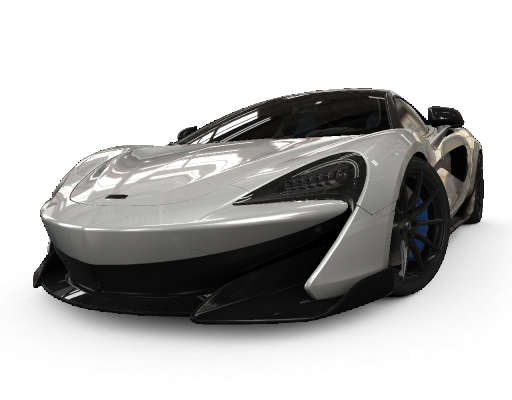 Mclaren 600Lt Spider Transparent Png (black)