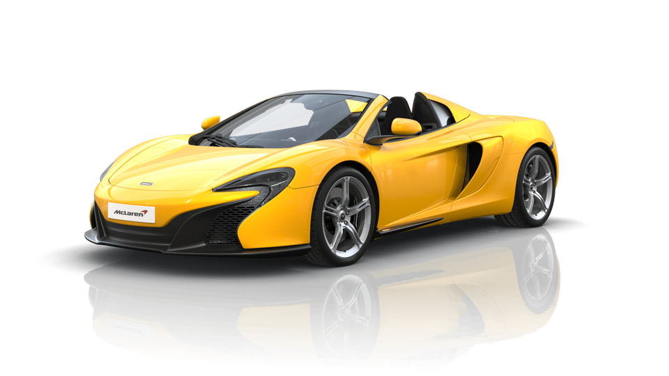 Mclaren 650S Png Isolated Image (black)