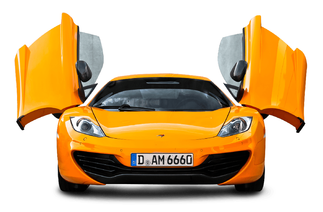 Mclaren Automotive Png Free Download (black, orange)