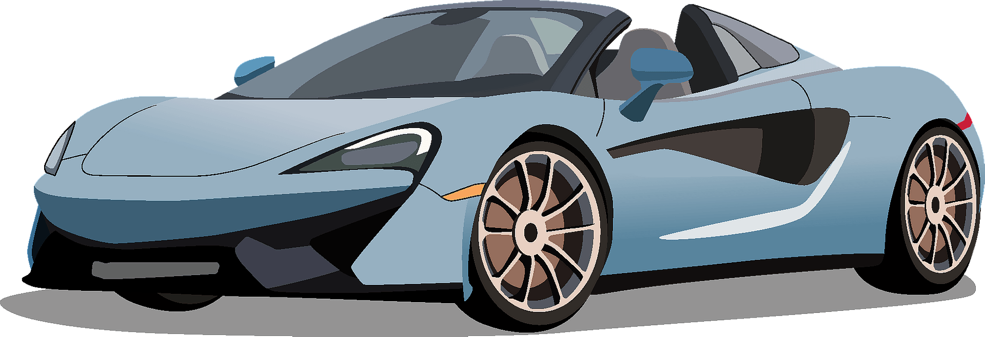 Mclaren Automotive Png Hd Isolated (gray, black, silver, teal)