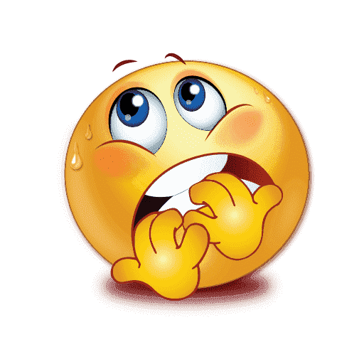 Scared Emoji Png Photos (gold, white, beige, orange, gray)