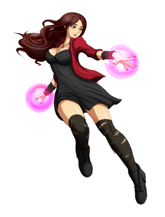 Scarlet Witch Png Free Download (black, indigo)