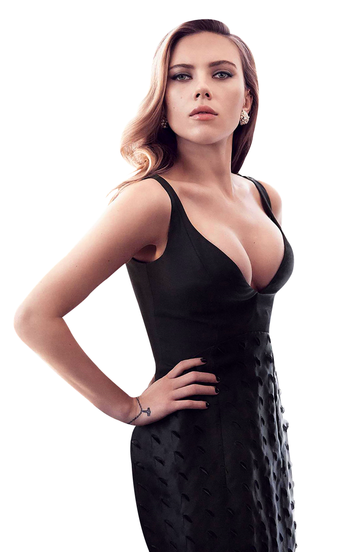 Scarlett Johansson Png Hd Isolated (black)