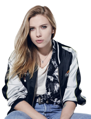 Scarlett Johansson Png Image (black)