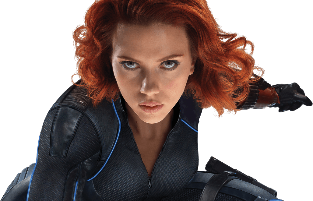 Scarlett Johansson Png Isolated File (black)