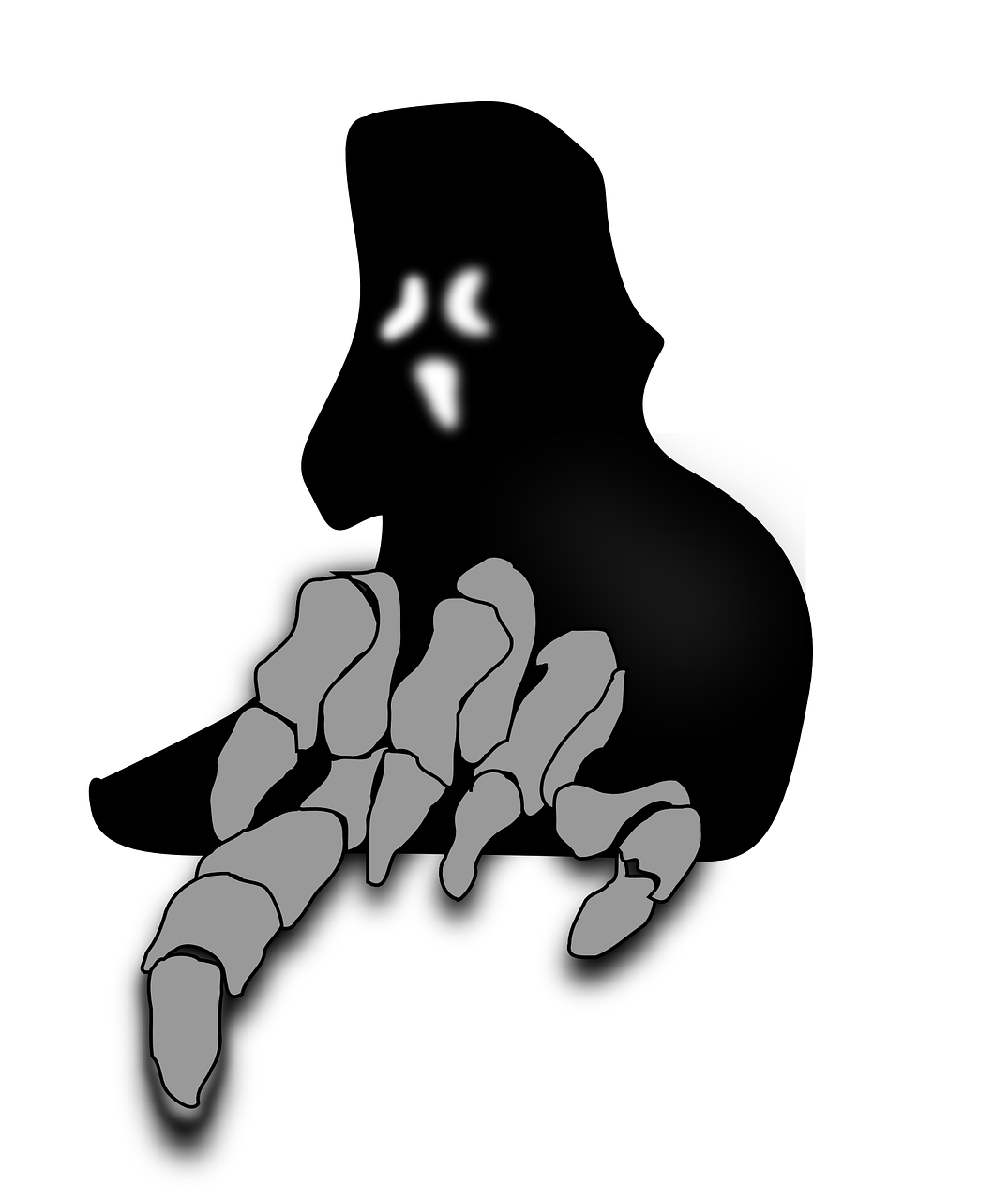 Scary Png Hd Isolated (black, gray)