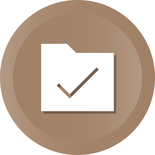 Accept Check Data Data Storage Folder Ok Free Transparent Png Icon Download (gray, black, white)