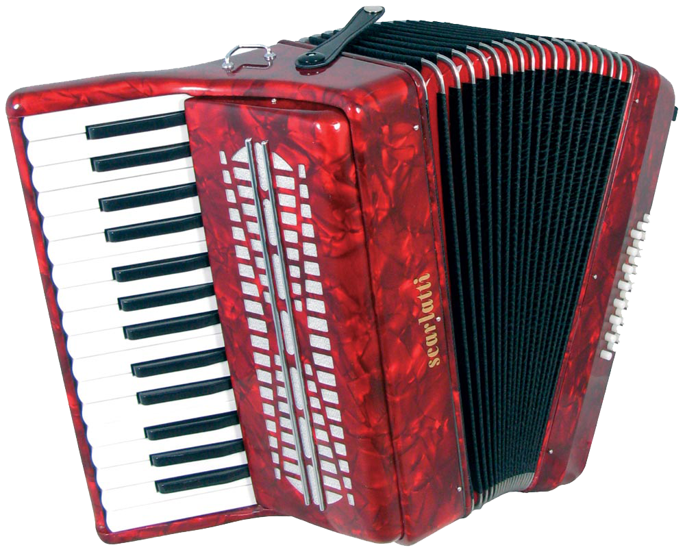 Accordion Png Clipart (black, white)