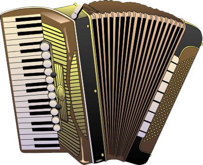 Accordion Png (indigo, black, olive, white)