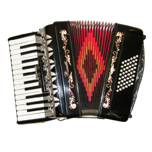 Accordion (black, white)