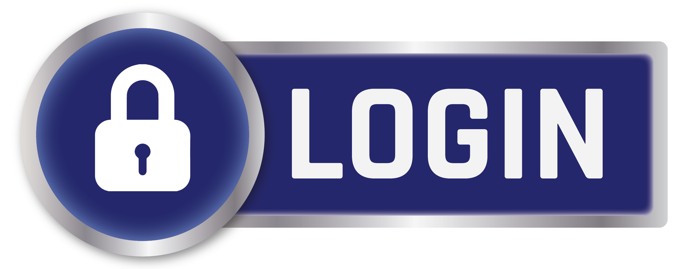 Account Login Button Png Clipart (navy, white)