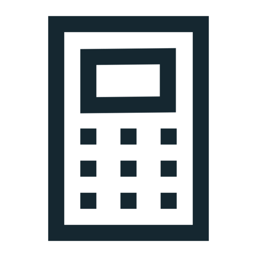 Accounting Budget Calc Free Transparent Png Icon Download (black)