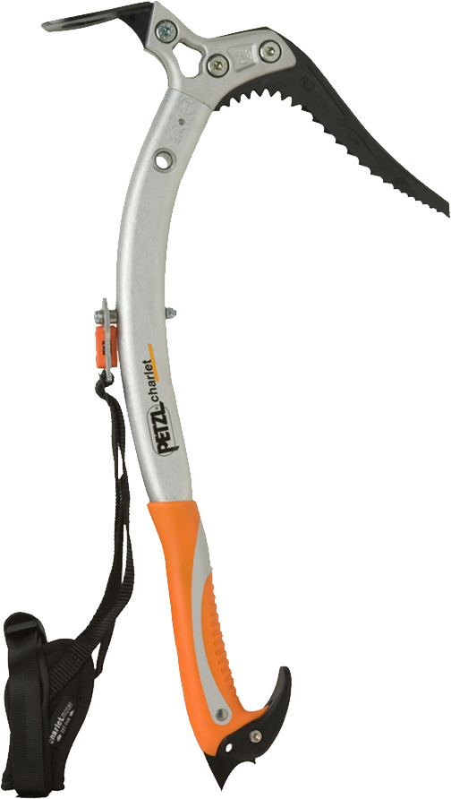 Ice Axe Png File (silver, white, black)