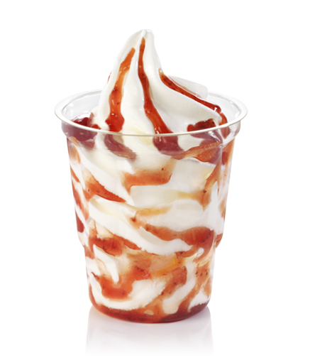 Ice Cream Sundae Png File (white)