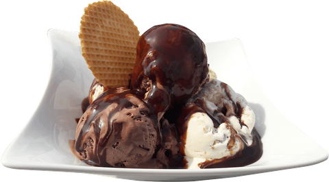 Ice Cream Sundae Png Free Download (black, white)