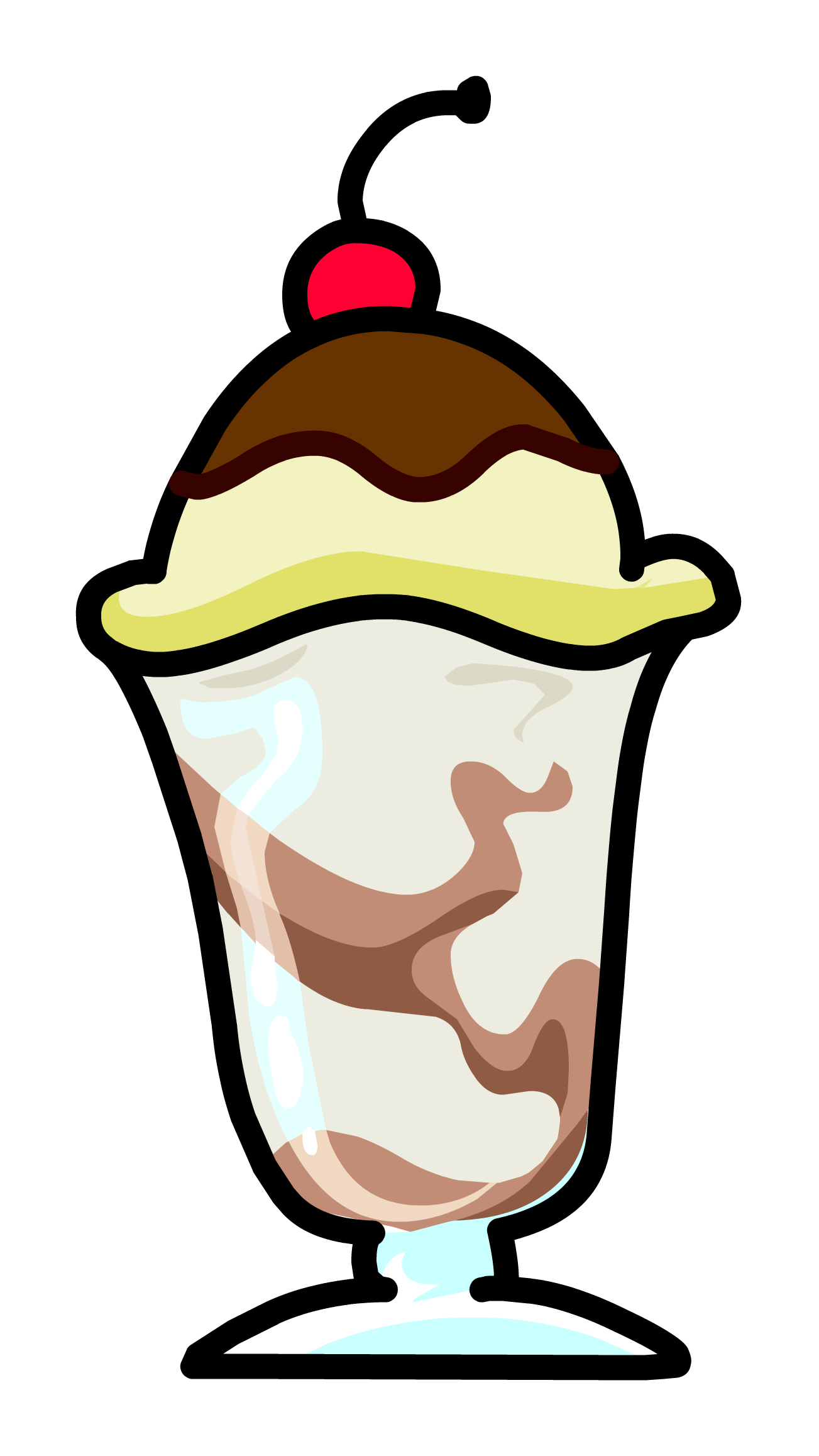 Ice Cream Sundae Png Hd (salmon, maroon, beige, black, white)