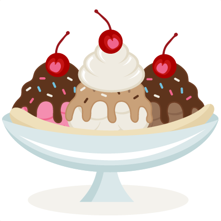 Ice Cream Sundae Png Image (salmon, lavender, maroon, beige, white)