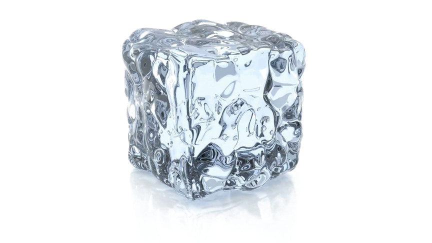 Ice Cube Png File (white, lavender)