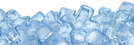 Ice Cube Transparent Background (silver, black)