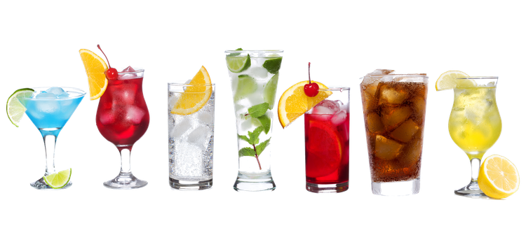 Ice Drink Png Clipart (white, lavender, black)