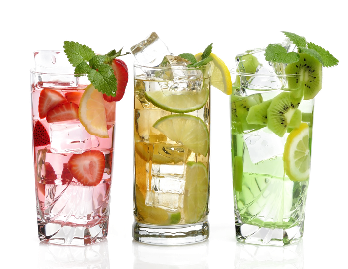 Ice Drink Transparent Png (white, lavender, black)