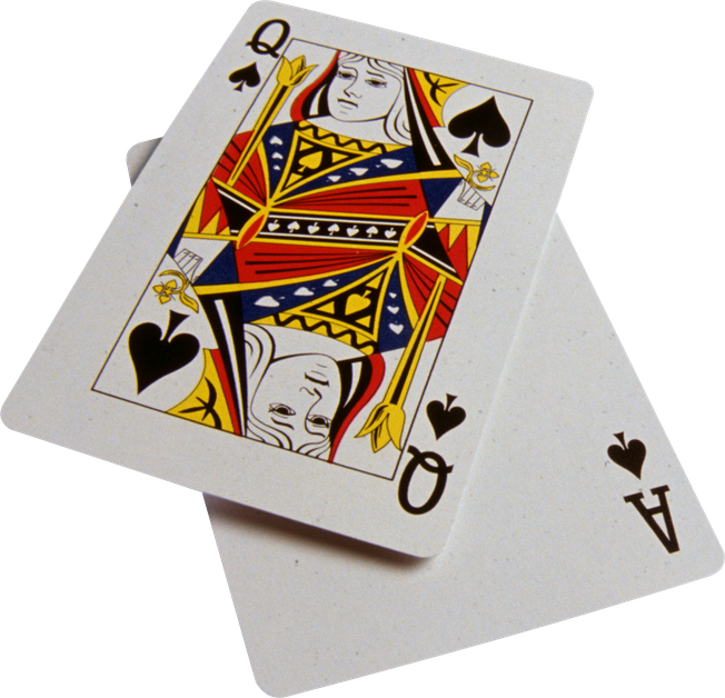 Ace Playing Card Png Transparent Image (silver, black)