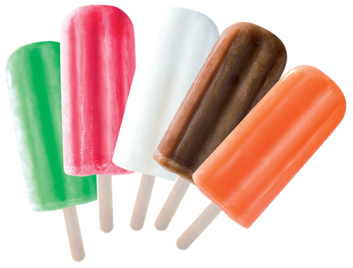 Ice Pop Png Transparent Image (pink, chocolate, black, white, teal)