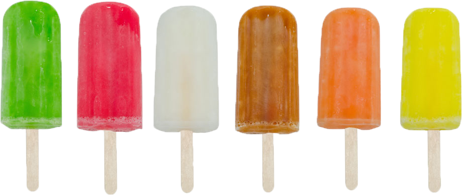 Ice Pop Transparent Png (white, beige, silver)