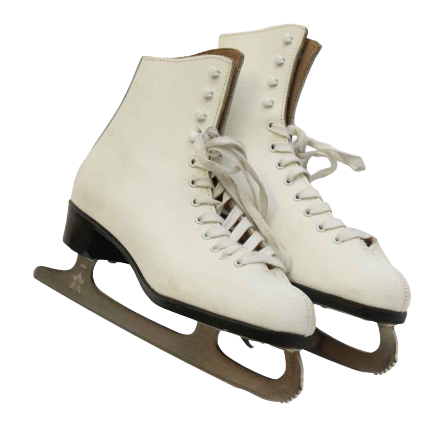 Ice Skates Png Cutout (beige, white, silver)