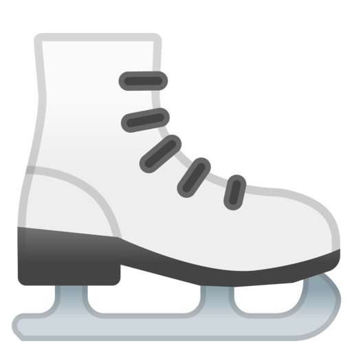 Ice Skates Png Image (indigo, white, black, lavender, silver)