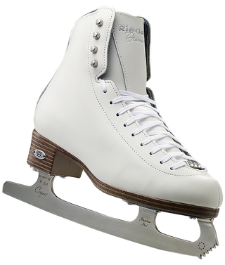 Ice Skating Shoes Transparent Png (beige, black, silver)