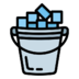 Ice Bucket Drink Ice Cubes Icon Free Png Icon Download (silver, lavender, black)