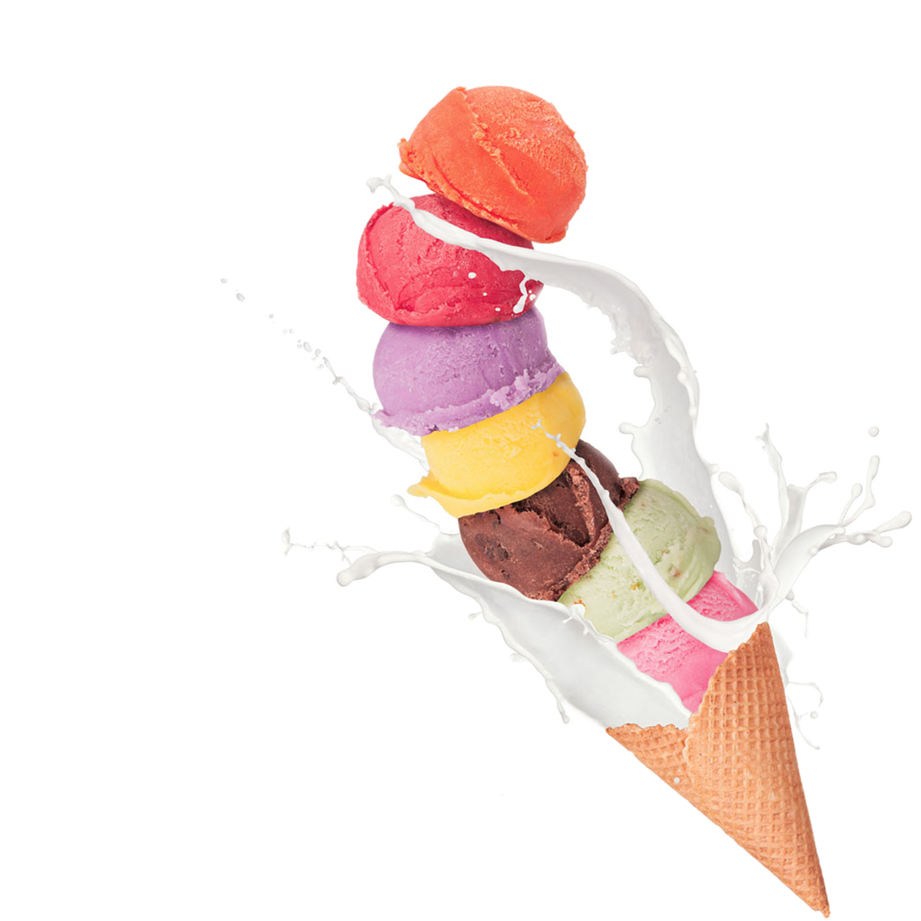 Ice Cream Png Hd Isolated (white, lavender, black)