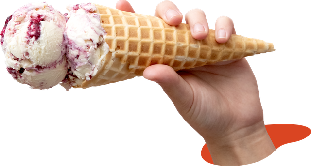 Ice Cream Png Image (white, chocolate, black)