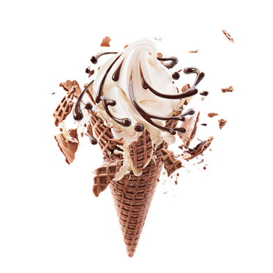 Ice Cream Png Pic (beige, black)