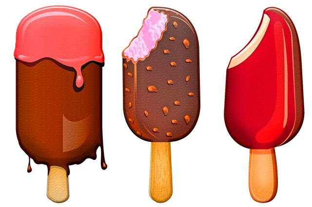 Ice Cream Png (red, maroon, black)