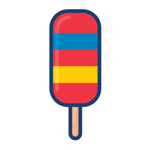 Ice Cream 04 Free Png Icon (teal, black, chocolate, gold, navy)